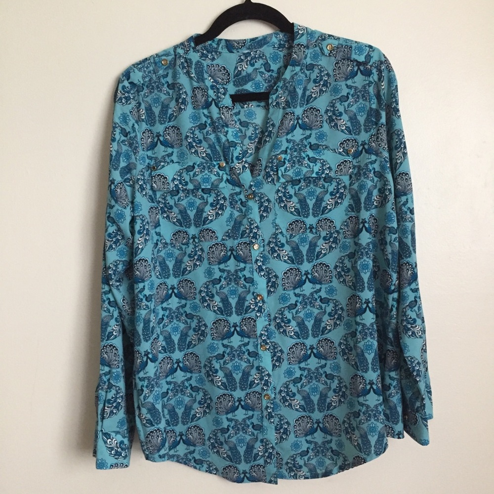 Multicolor Women's Blouse Long Sleeve